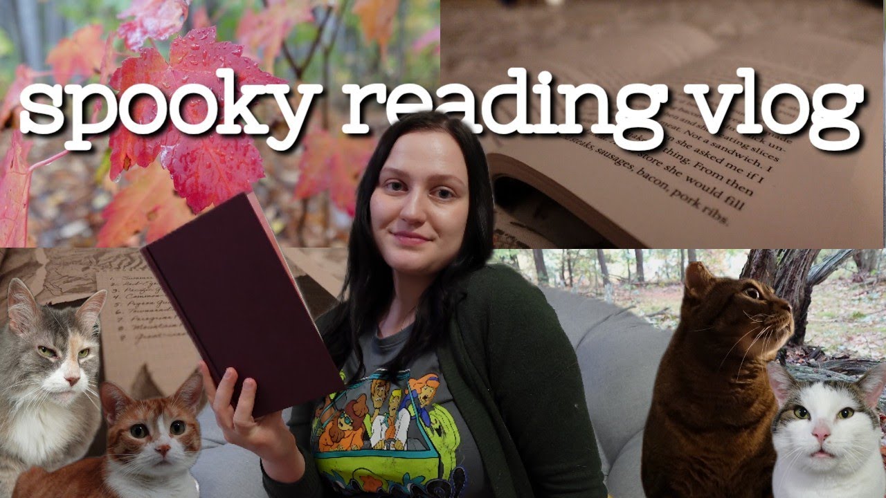 the coziest autumn reading vibes ever | spooky reading vlog pt. 1