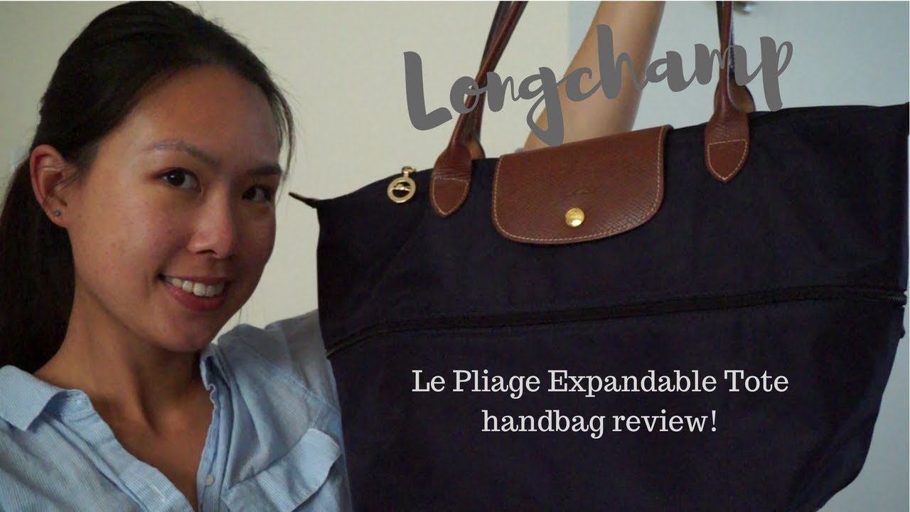 longchamp le pliage expandable tote review