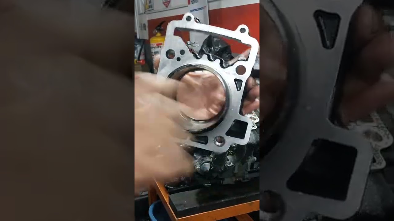 Desarme cabeza de fuerza Ns 200 bajaj