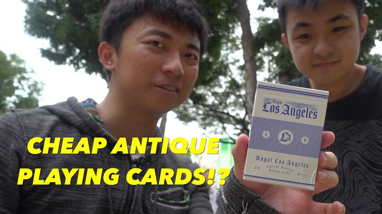 Cheap Antique-style Playing Cards!? (Los Angeles Playing Cards Review)