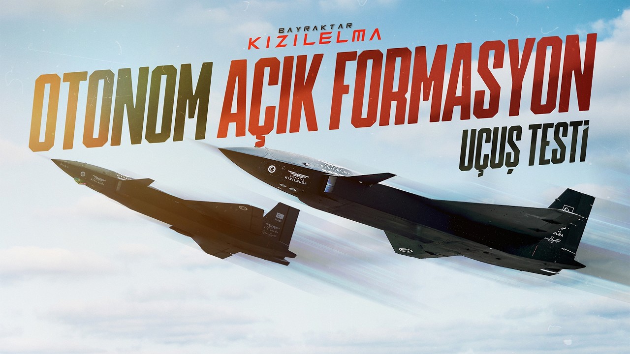 Bayraktar #KIZILELMA | Otonom Açık Formasyon Uçuş Testi
