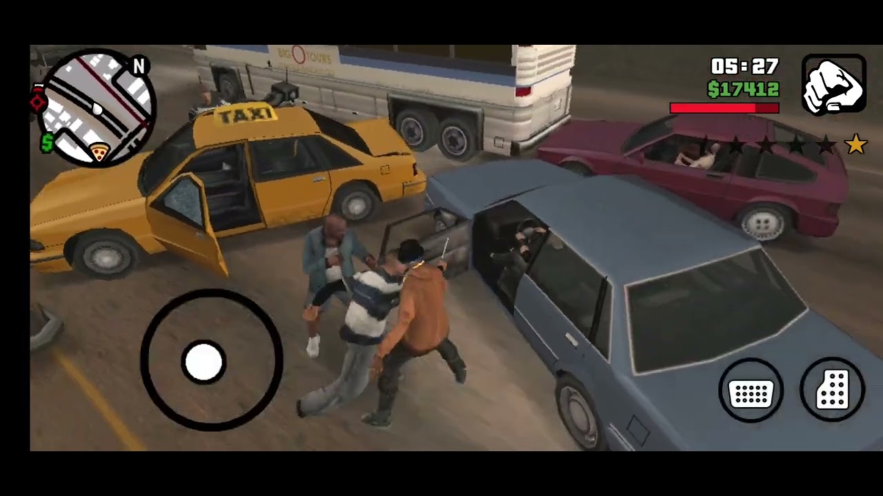 gta sa funny traffic