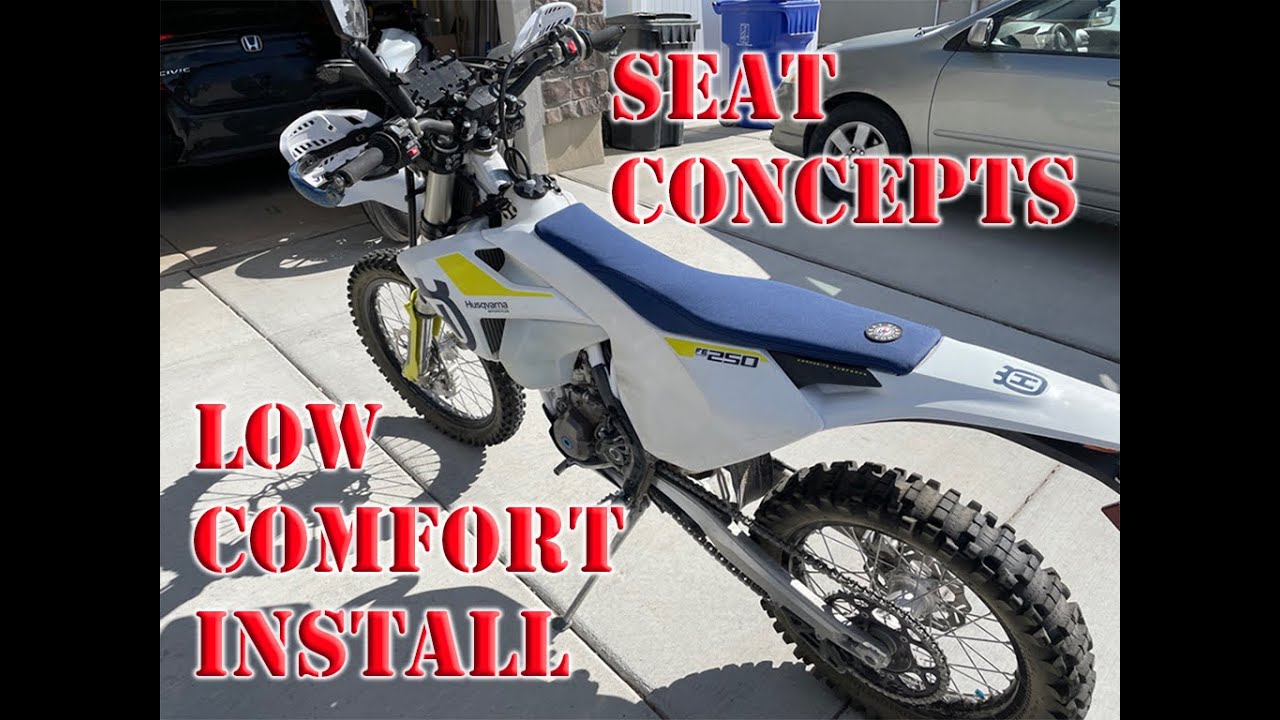 Seat Concepts Low Comfort Seat Install on Husky FE