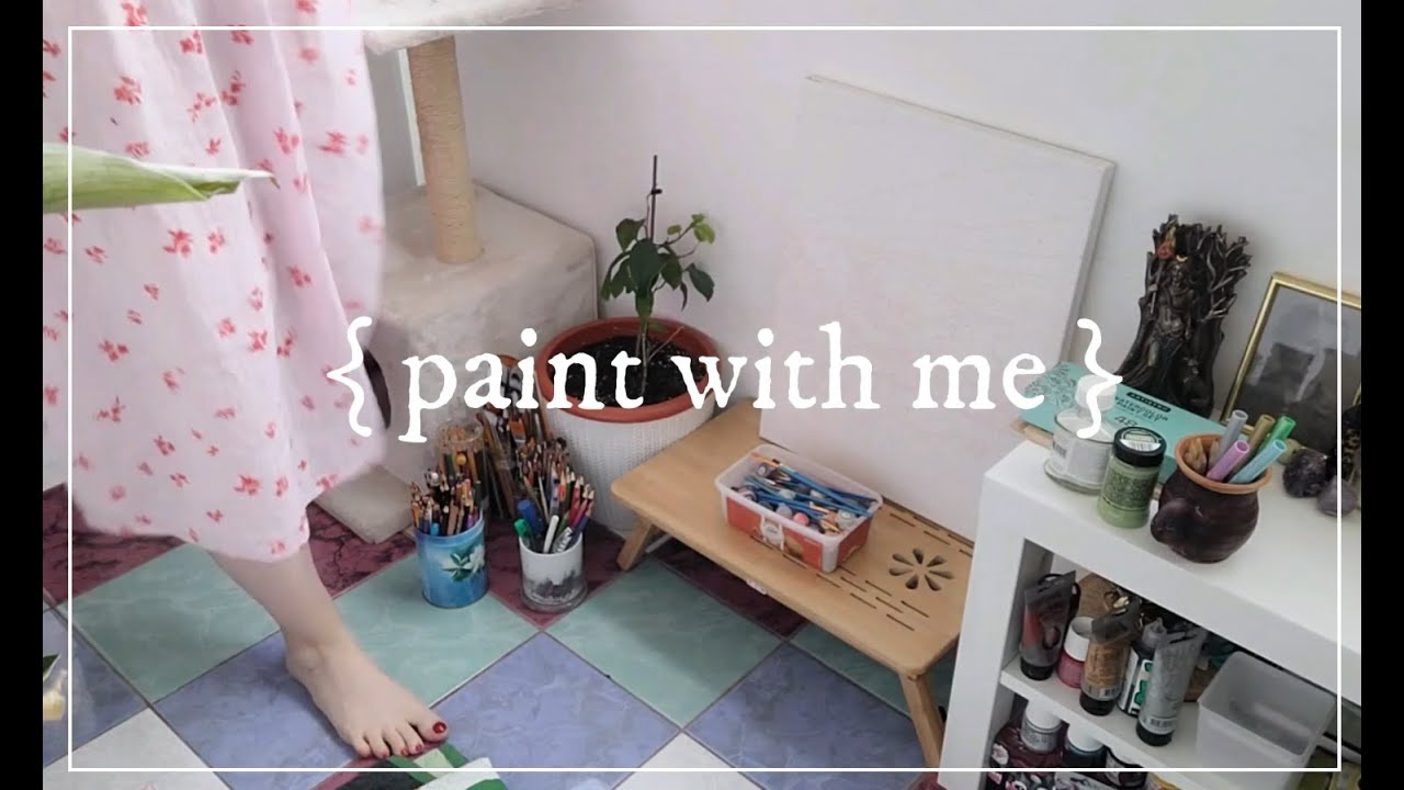 Paint With Me Vlog // Part 1