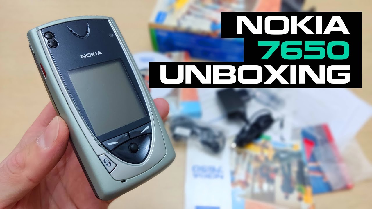 Nokia 7650 Unboxing 4K (NHL-2NA) - Review - Full Pack with all accessories