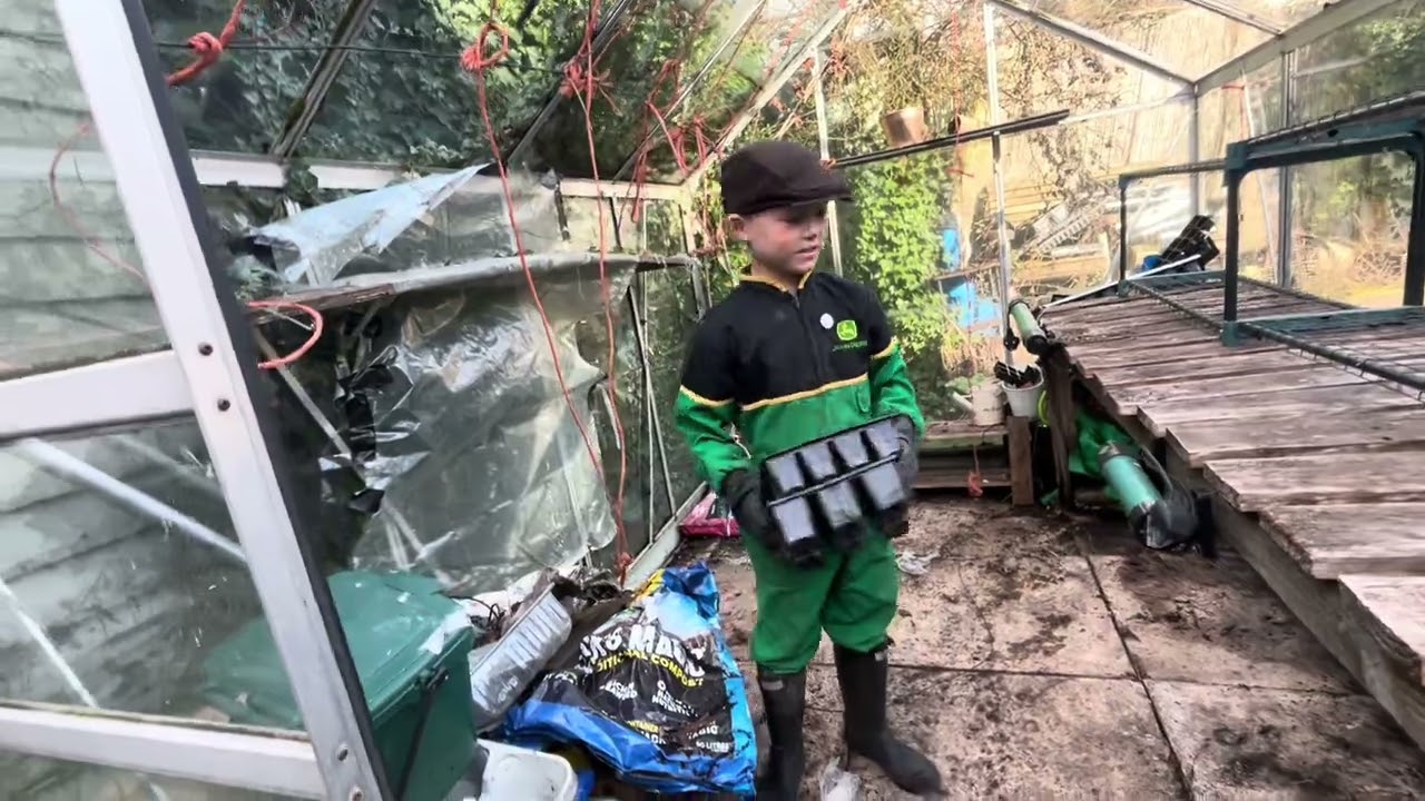 Getting the farm allotment ready ￼