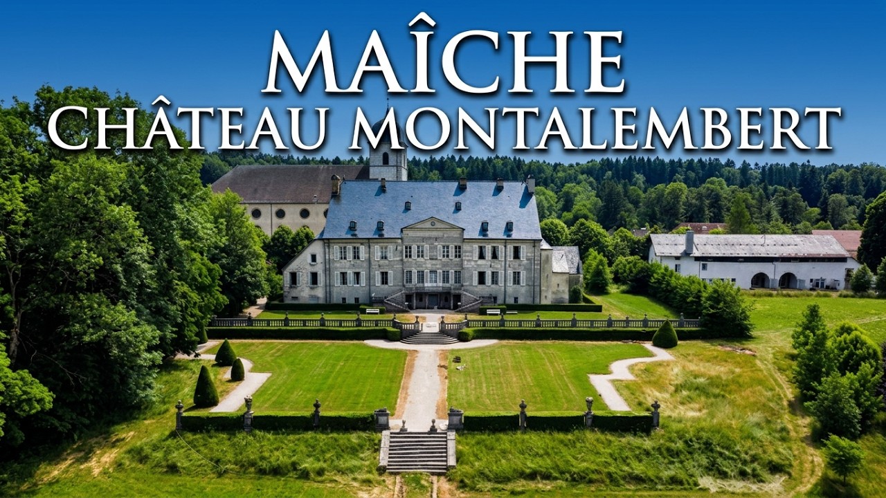 Dji Mini 2 . Maiche dans le Doubs. Le Chateau Montalembert .