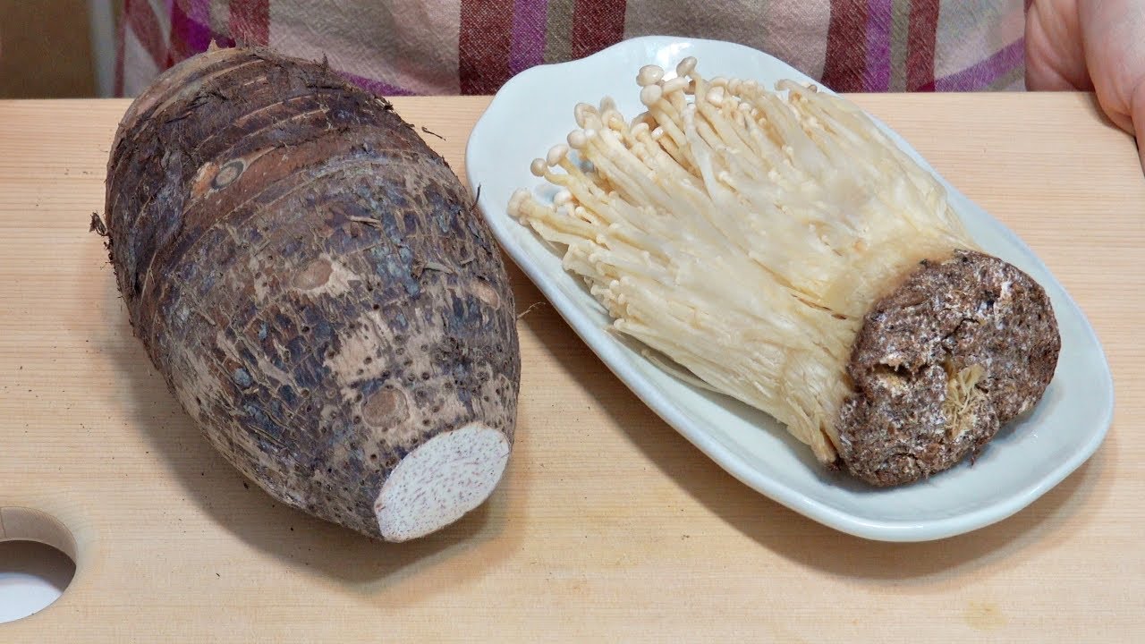 芋頭簡單好吃的古早味做法，加一把金針菇，不煎不炸不烤，出鍋孩子搶著吃，太香太美味了！│素食家常菜料理│Vegan Recipe