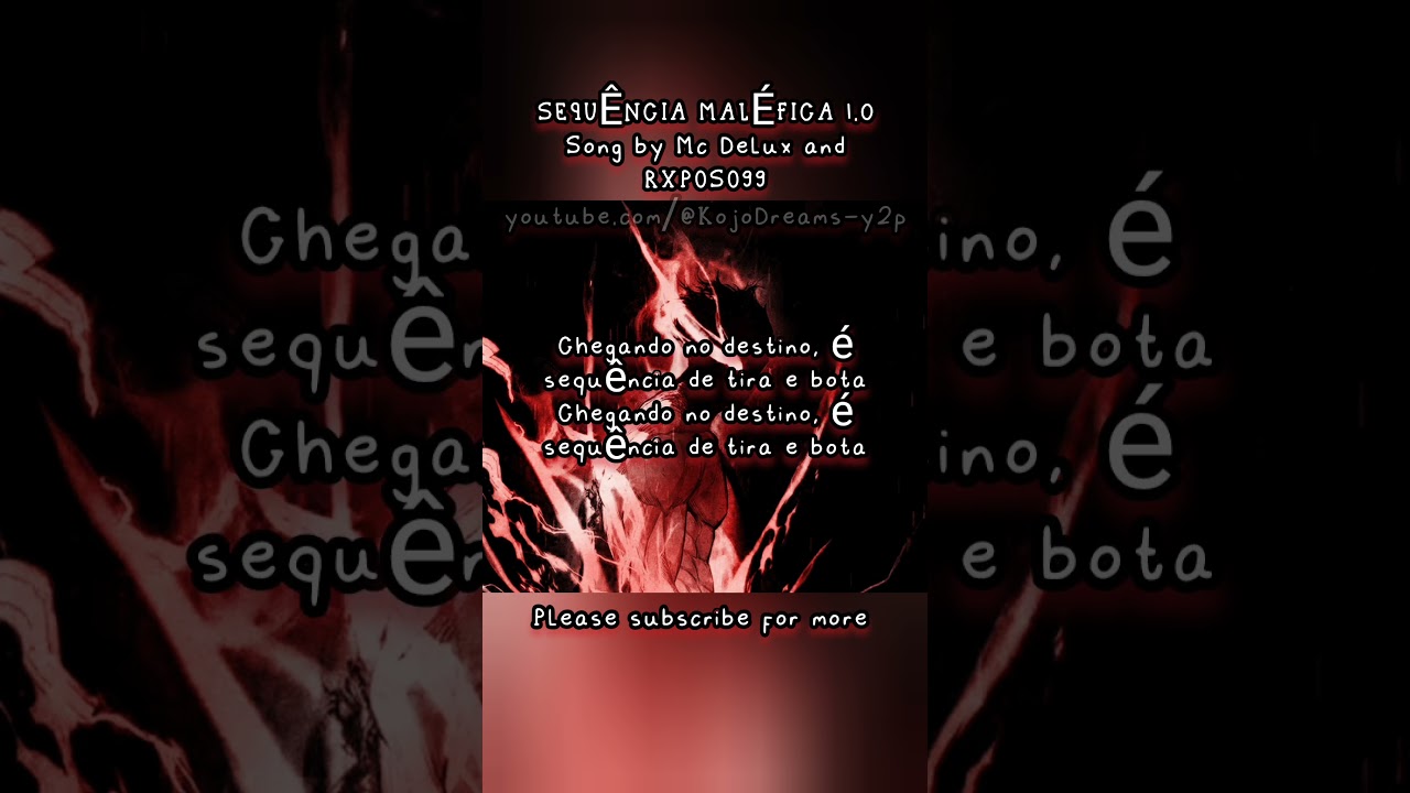 Mc Delux and RXPOSO99 - SEQU&Ecirc;NCIA MAL&Eacute;FICA 1.0 #mcdelux #rxposo99 #sequencia #sequ&ecirc;ncia  #malefica