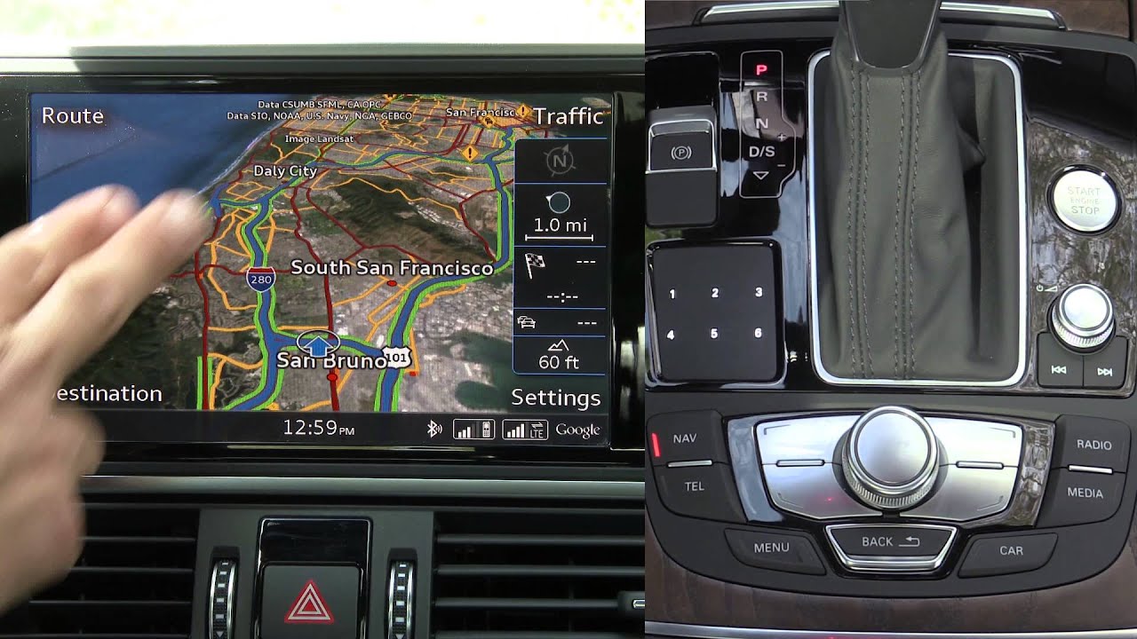 2016 Audi MMI Review in the 2016 Audi A6