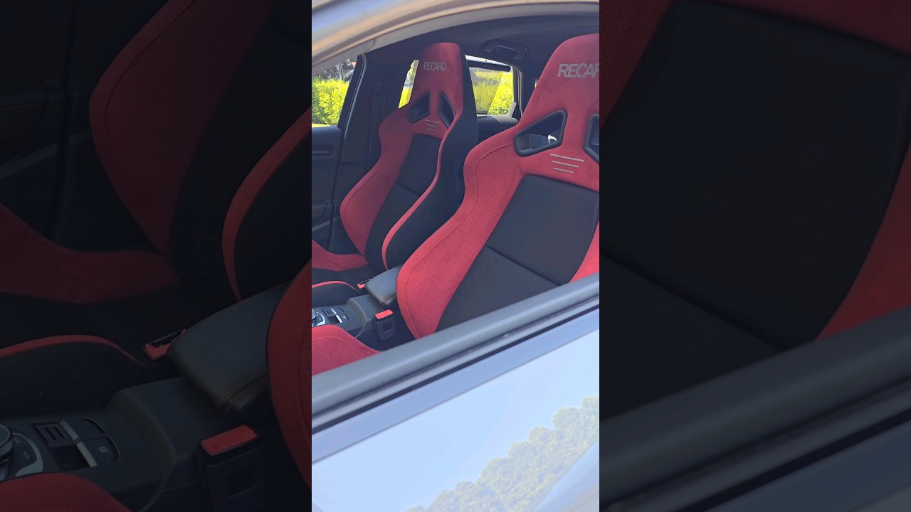 Audi RS3 - New Recaro Seats #cars