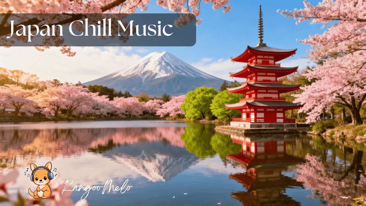 Mount Fuji Spring Vibes 🌸 Traditional Japan Chill Lofi for Deep Focus