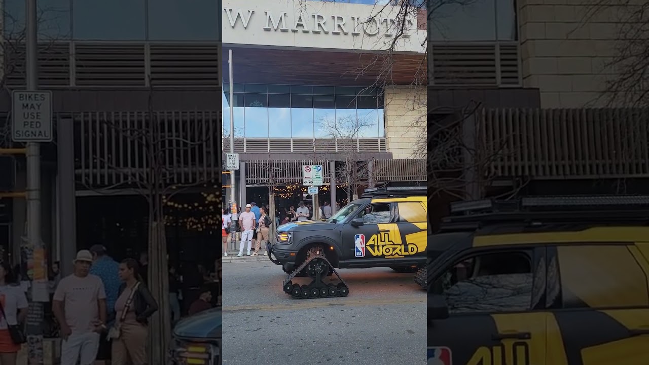 Shocking unique car made of tank wheels