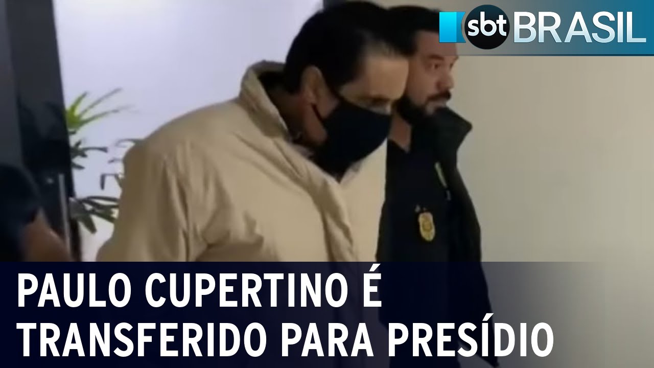 Paulo Cupertino, preso por matar ator, é transferido para presídio | SBT Brasil (18/05/22)