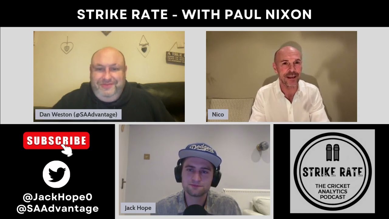 How Coaching and Cricket Analytics Work Together? - With Paul Nixon