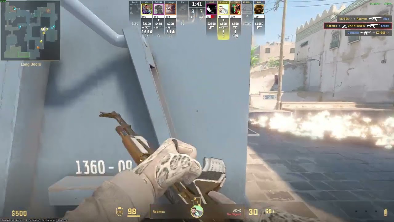 29 Kills on Dust II