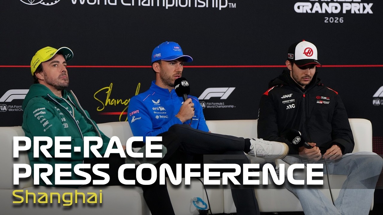F1 Press Conference &ndash; Gasly, Alonso & Ocon | 2026 Chinese Grand Prix