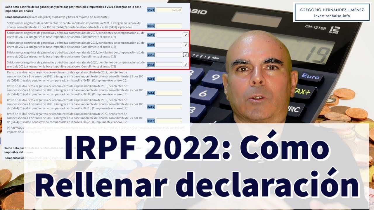 IRPF 2022: Как заполнить налоговую декларацию? (акции, дивиденды) (русские субтитры)