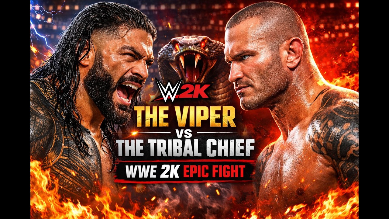 Roman Reigns vs Randy Orton &ndash; The Viper vs The Tribal Chief | WWE 2K Epic Fight 🔥