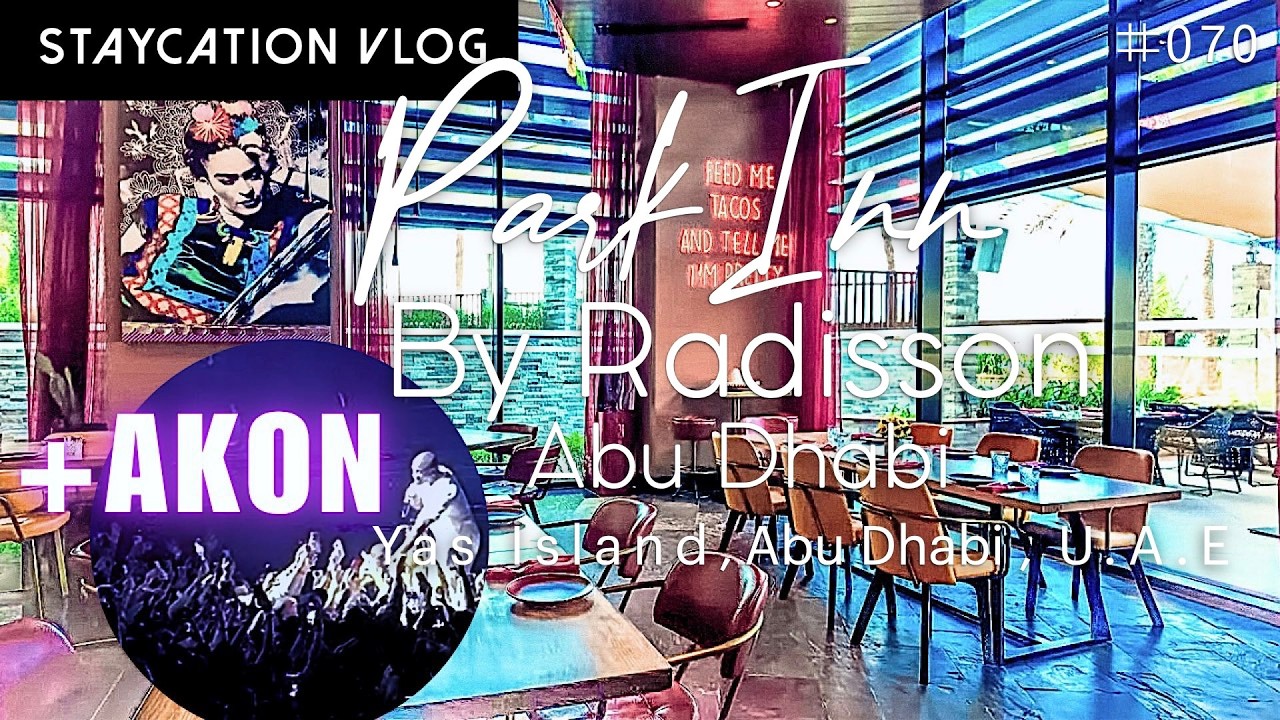 🎶 AKON L!VE Concert in Etihad Arena AbuDhabi and PARK INN YAS ISLAND #STAYCATION #JAYEWALKING