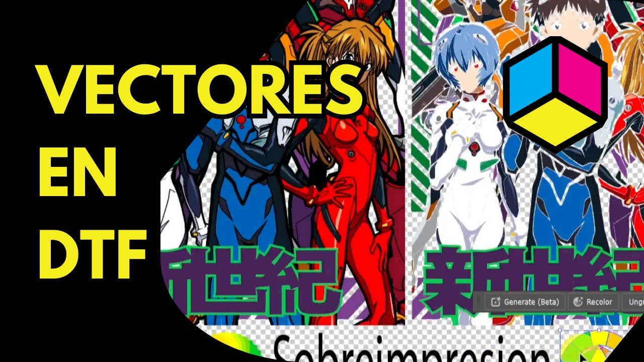 🟠📏✒️ Como preparar vectores para impresión DTF - Tutorial a detalle