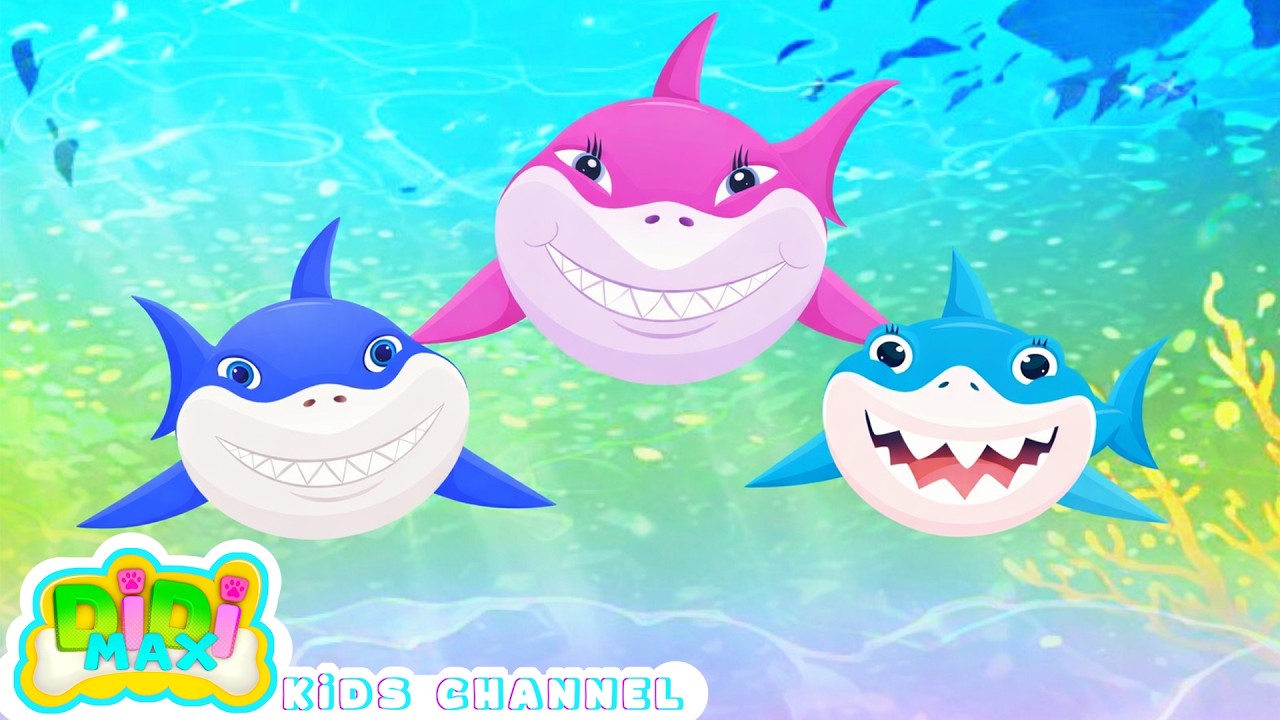 🎵 Baby Shark 🦈 Doo Doo Doo | Веселая детская песенка и колыбельные 🌈 | DiDi & Max