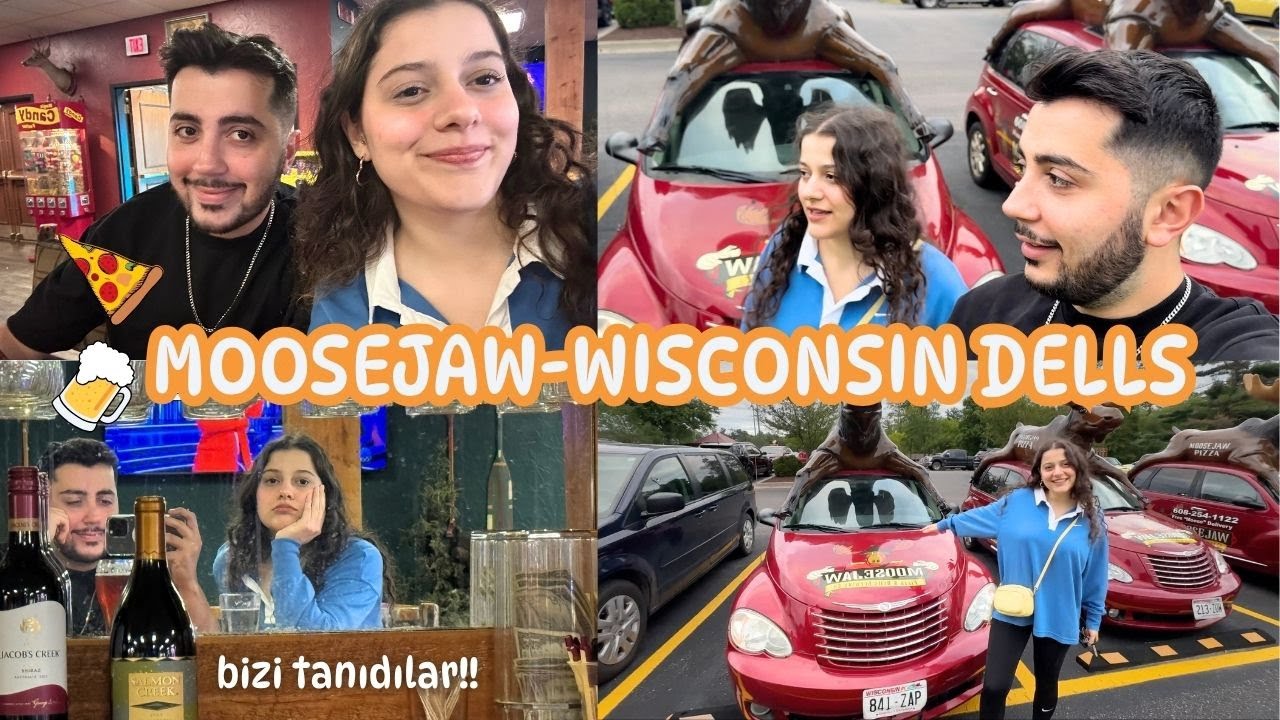 Çalıştığımız restorana müşteri olarak gittik! 🤭🍕🍺 | MOOSEJAW PIZZA &  BREWING|📍🇺🇸 WISCONSIN DELLS