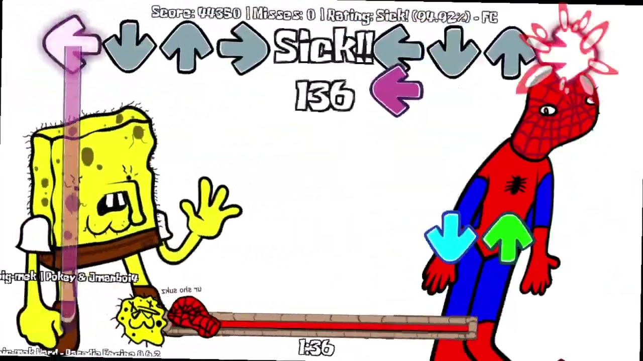 SpongeBob Parodies V4 - Big mek (Scrapped; Full Gameplay)