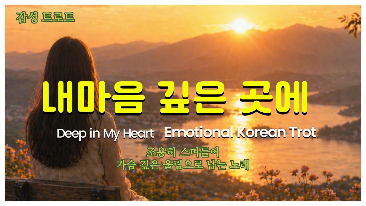 🎵 내 마음 깊은 곳에 (트로트)  | 가슴으로 부르는 노래  |  Emotional Korean Trot   #shorts