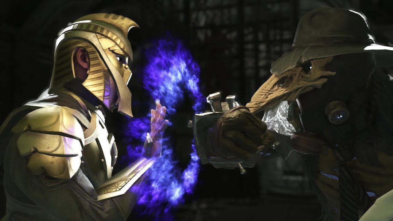 Injustice 2 : Doctor Fate Vs Scarecrow - All Intro/Outros, Clash Dialogues, Super Moves