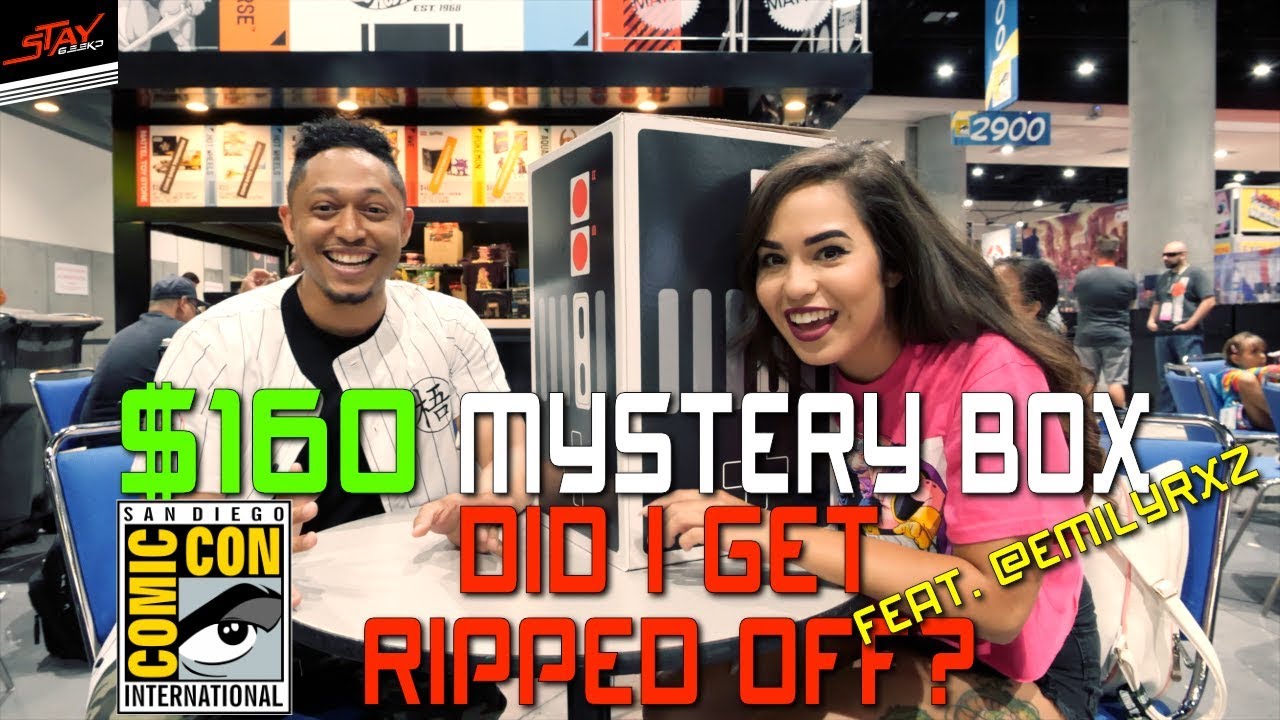 Did I Get Ripped OFF?! COMIC-CON 2018 $160 MYSTERY BOX LIVE UNBOXING!