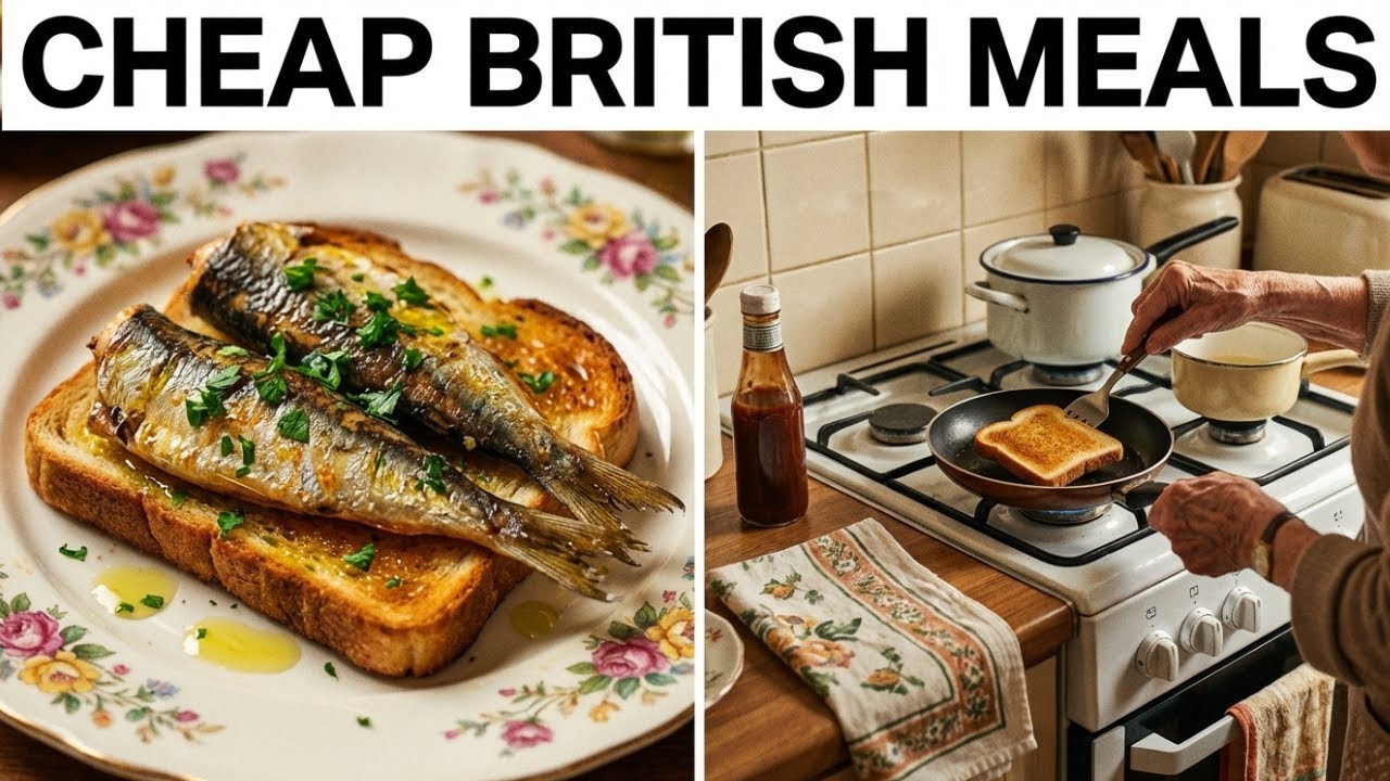 25 CHEAP British Vintage 10-Minute Dinners for Seniors Living Alone!