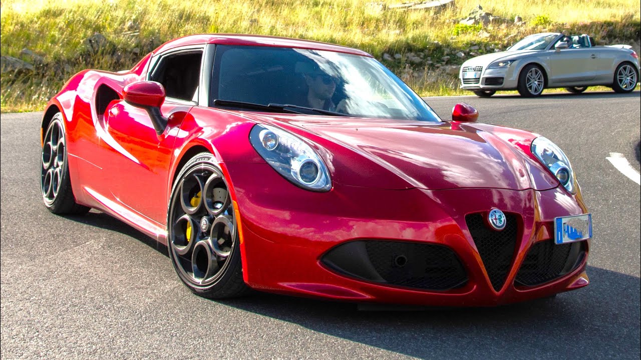 POV ALFA Romeo 4C (2017) on French Mountain Roads