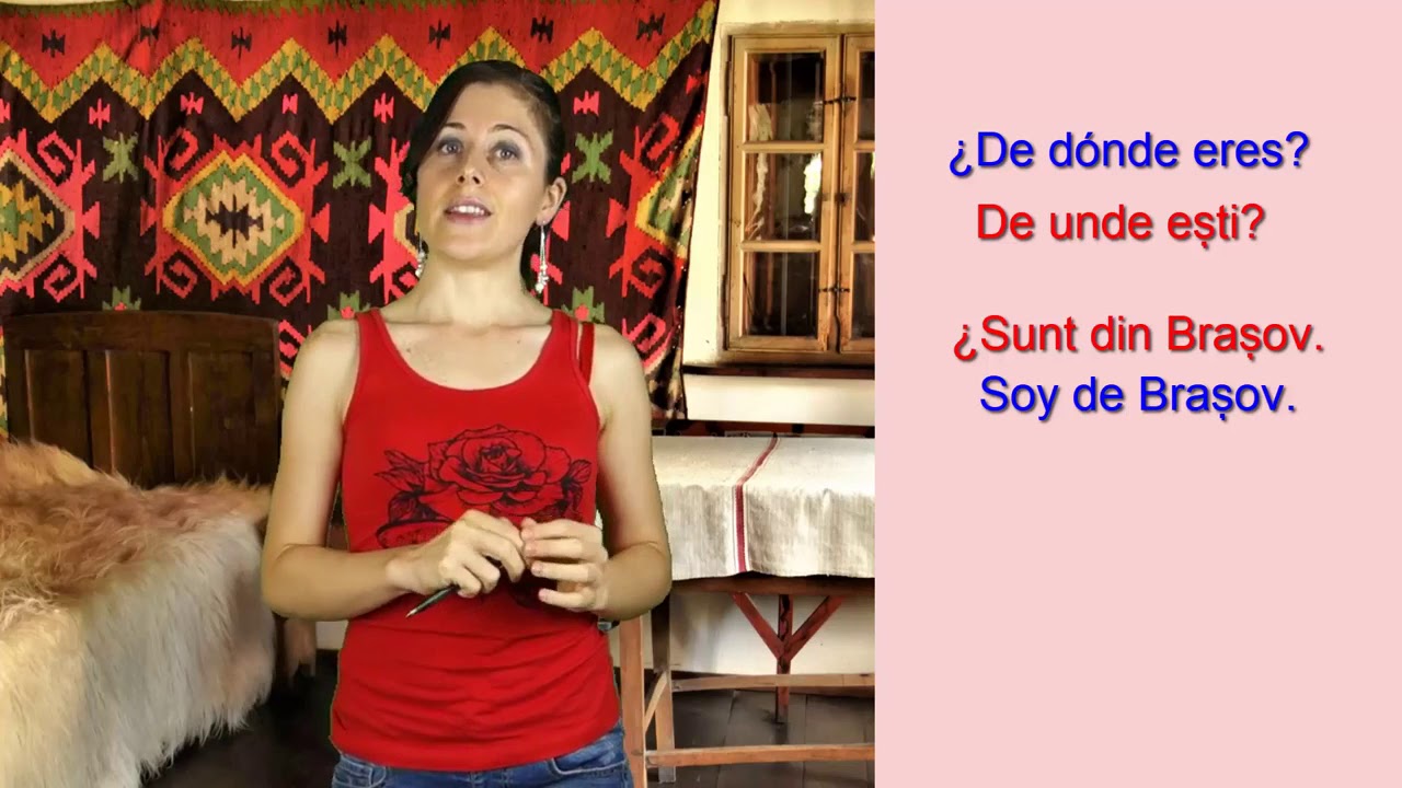 Curso de rumano para principiantes - Lección 1 : Como presentarse - primera parte