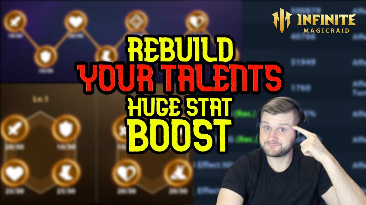 Mark And Class Talents Do These Right! Do Not Waste Stats - Infinite Magicraid