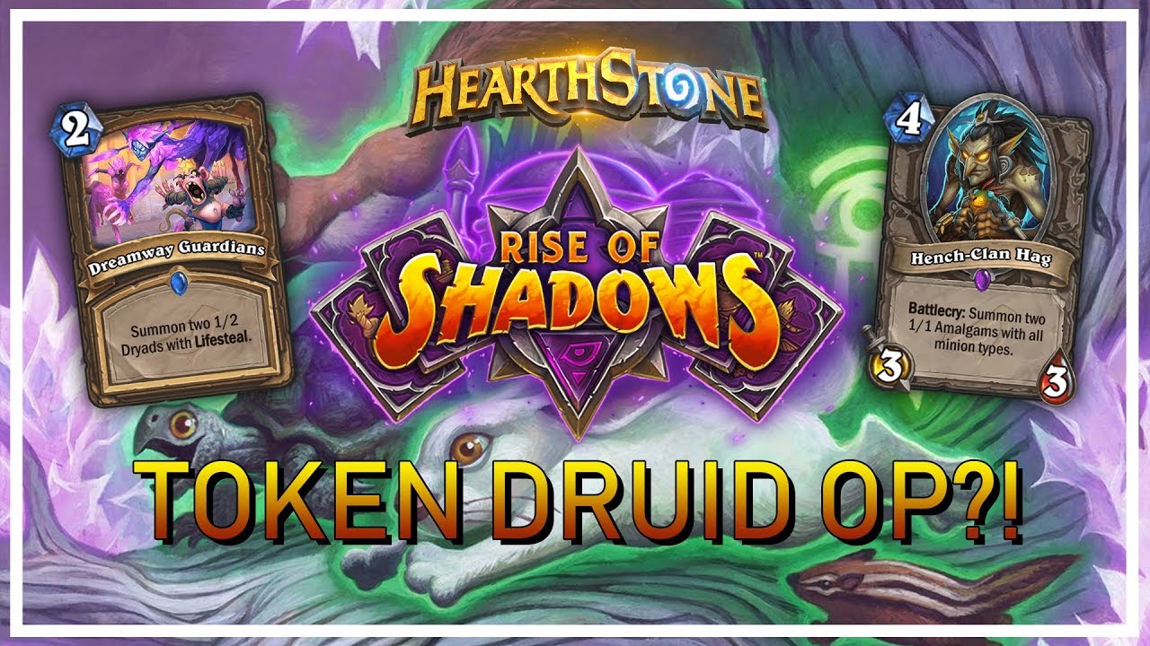 Token Druid is Back?! Hearthstone Rise of Shadows Ranked Deck