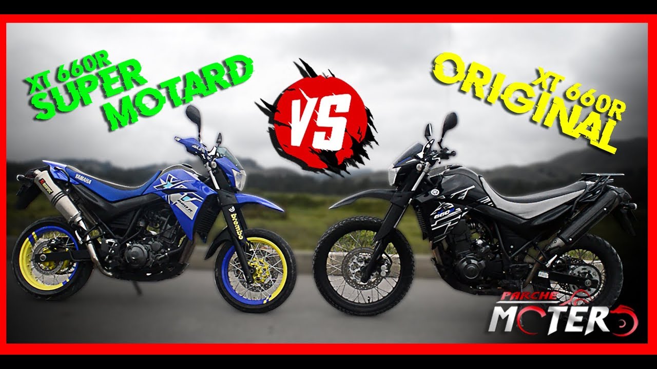 YAMAHA XT 660 SUPERMOTARD VS ORIGINAL 😱
