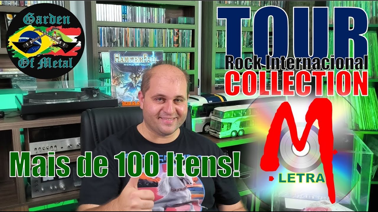 Garden of Metal #078 | Tour Pela Coleção de CDs - Letra M (Rock Internacional) #coleçãodecds