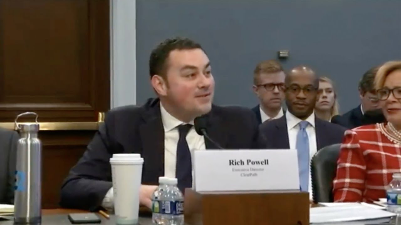 Rich Powell testifies at House Appropriations Subcommittee on Energy and Water