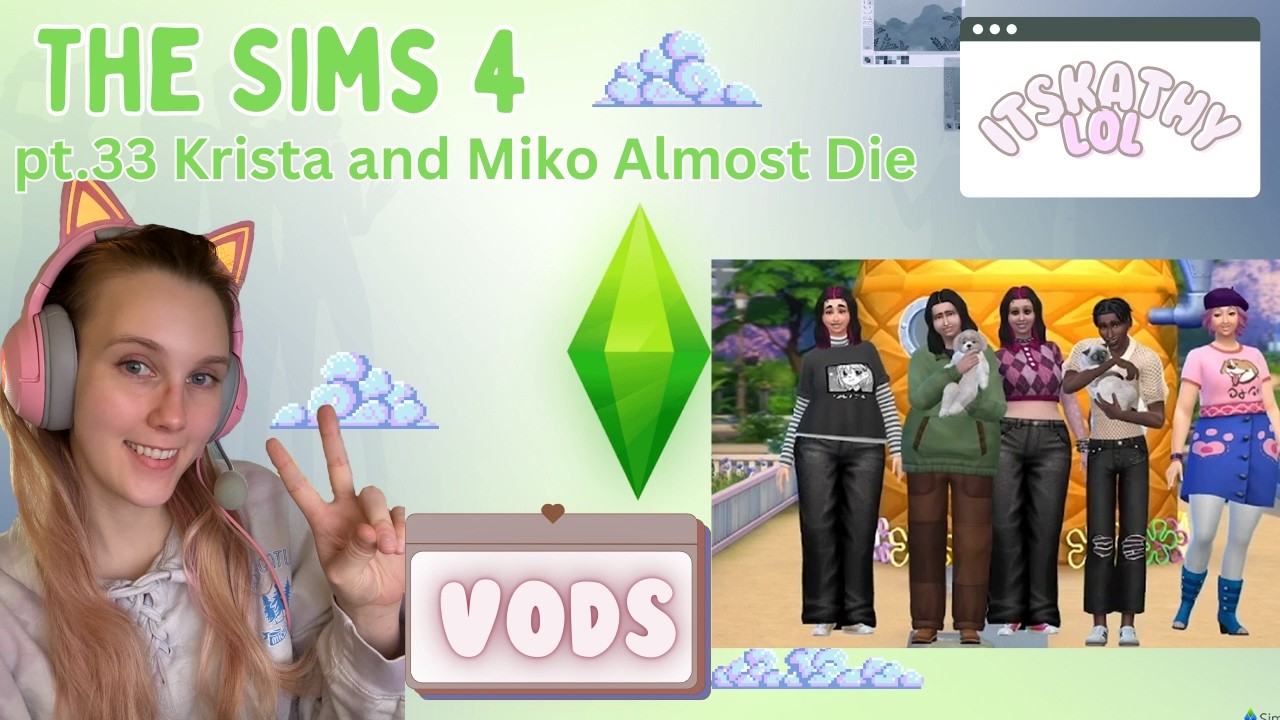 Krista and Miko Almost Die | Sims | VOD