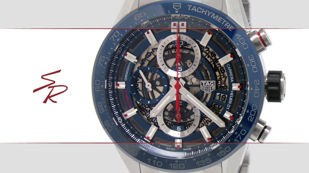 Tag Heuer Carrera Calibro Heuer 01 Blu 43mm CAR201T.BA0766