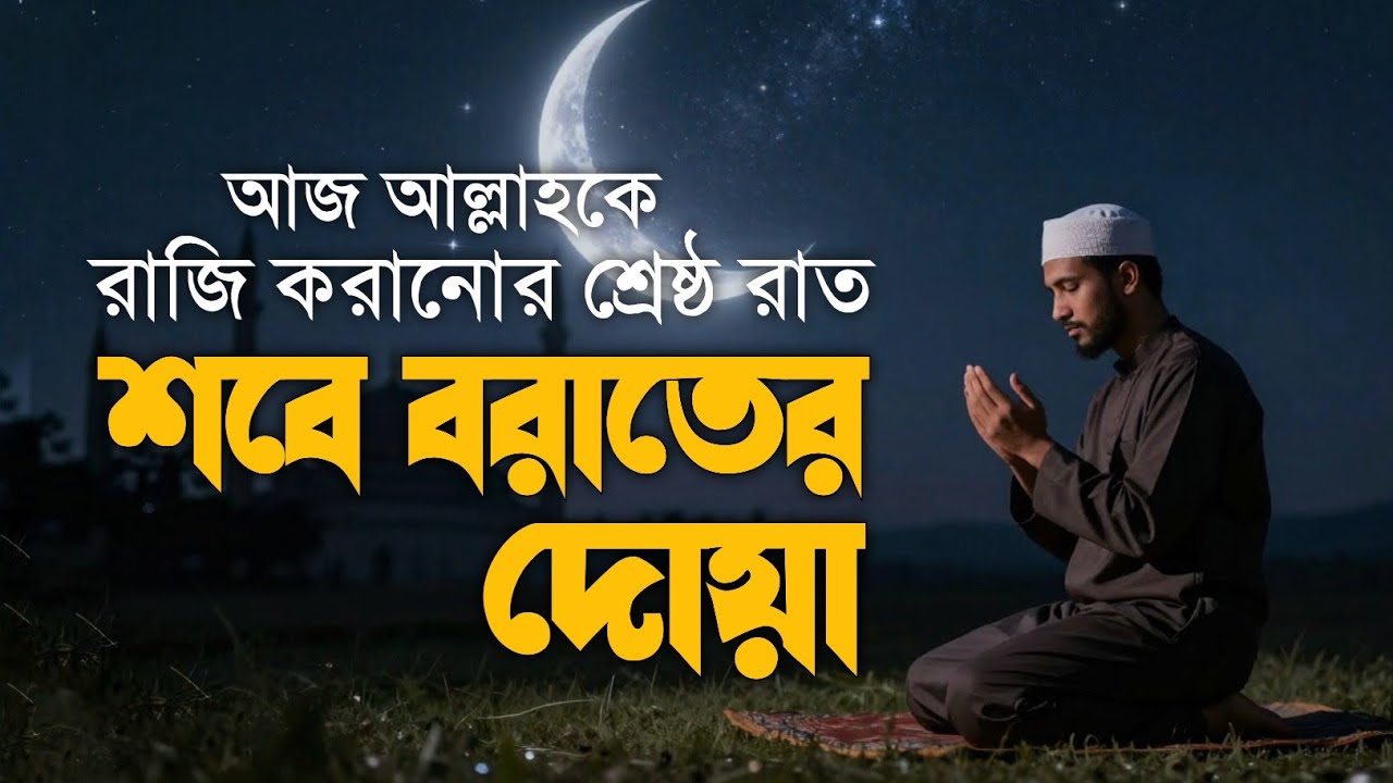 আজ শবে বরাত এই দোয়া শুনুন - আল্লাহকে রাজি করানোর শ্রেষ্ঠ সময় | SHAB-E BARAT DUA BANGLA | Alaa Aqel 