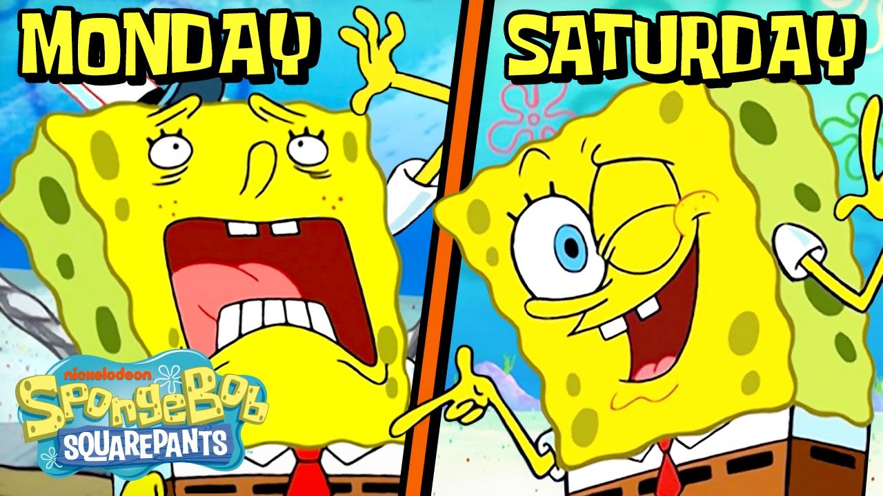 Days of the Week According to SpongeBob! 🗓️ | @SpongeBobOfficial