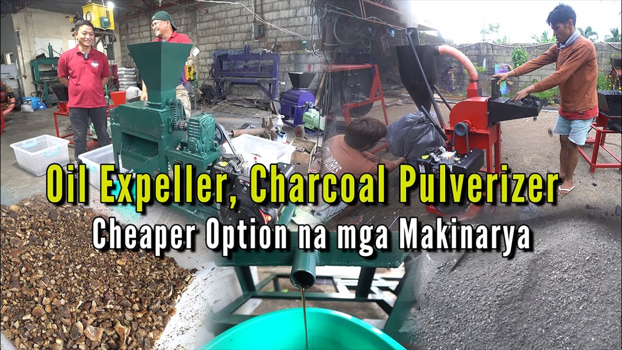 Oil Expeller, Charcoal Pulverizer Cheaper Option na Makinarya