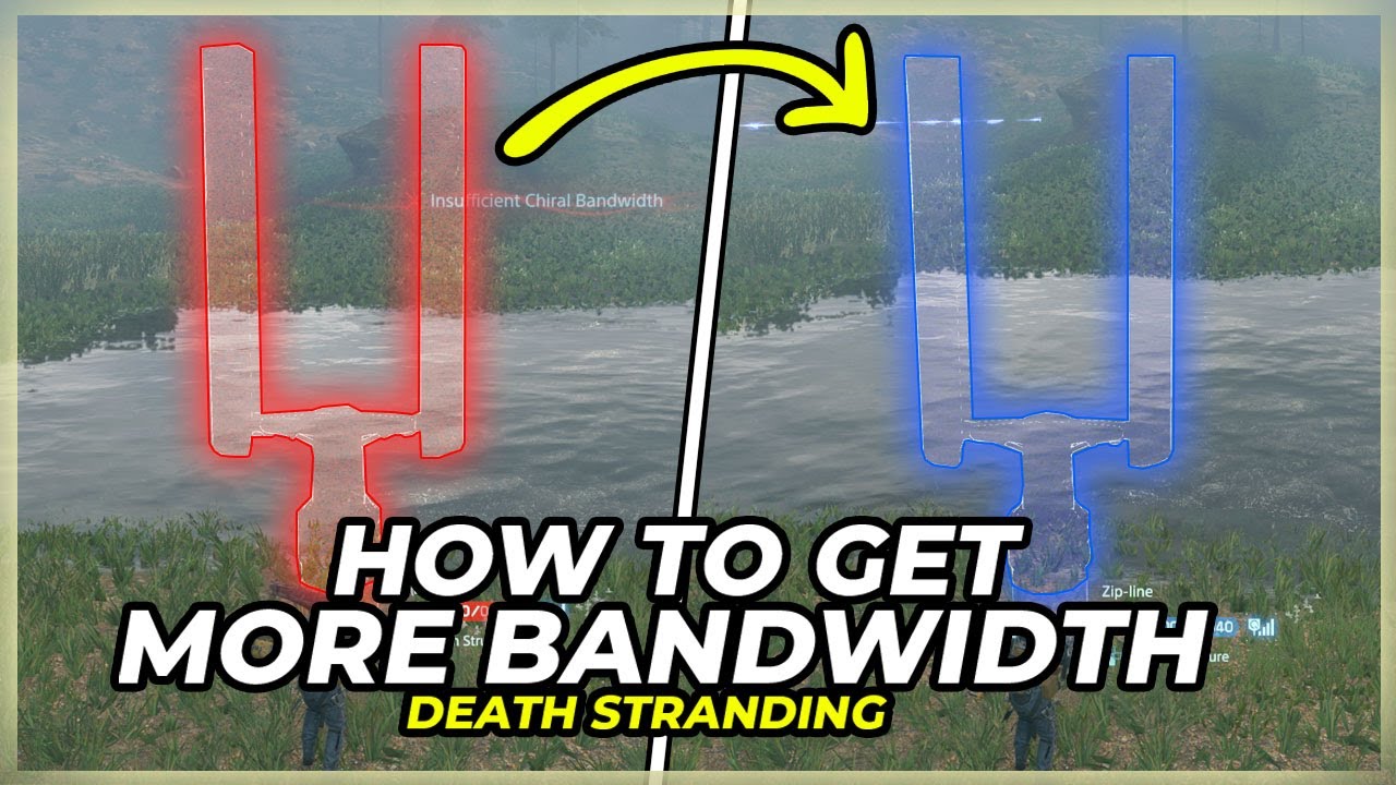 HOW TO GET MORE CHIRAL BANDWIDTH IN DEATH STRANDING - INSURFICIENT CHIRAL BANDWIDTH SOLUTION PCC
