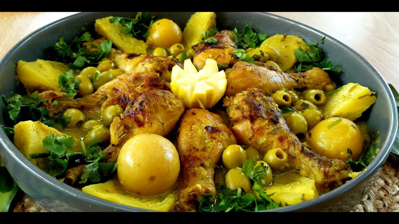 Tajine de Poulet aux Olives, Citron et Fenouil!