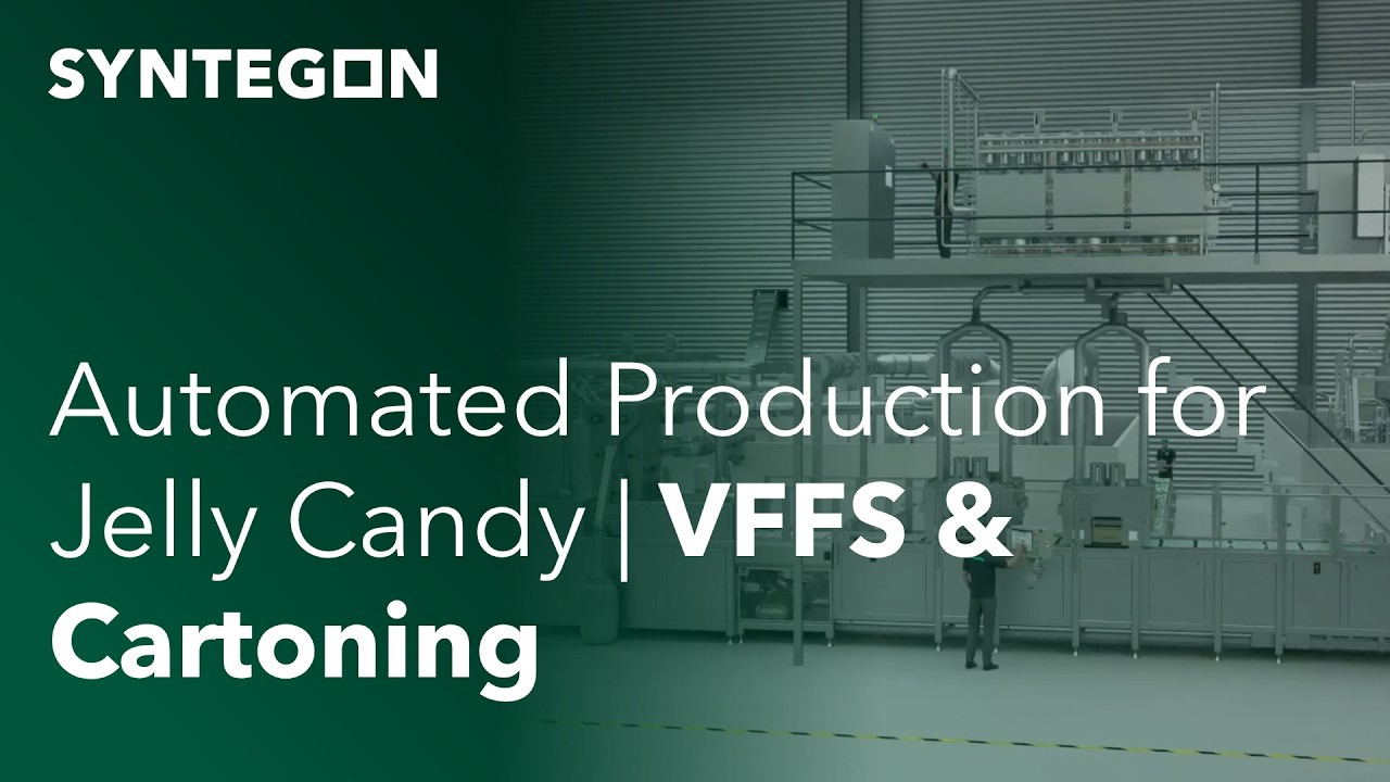 Automated production and  packaging system for jelly candy