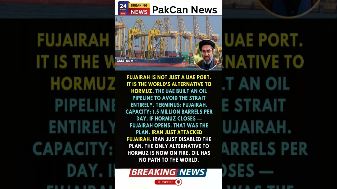 Fujairah Energy Hub in Focus as Gulf Tensions Rise | PakCan News