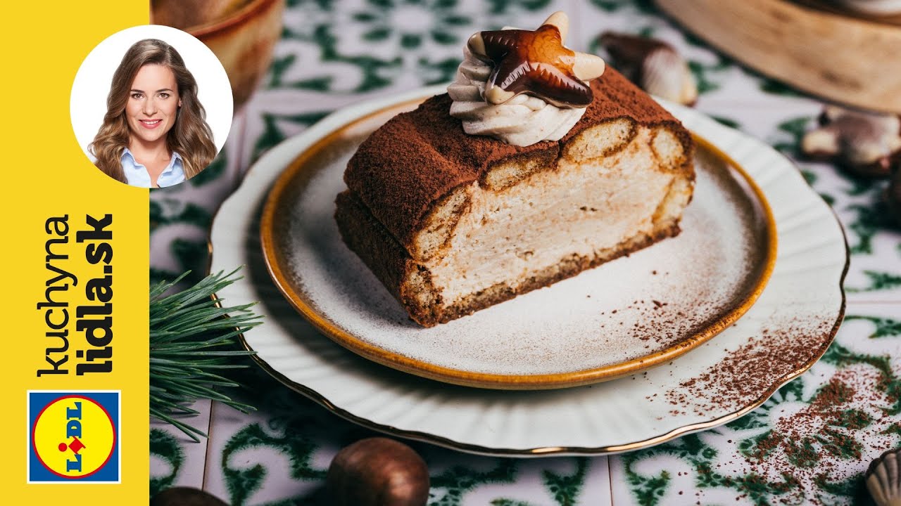 Nepečená tiramisu roláda s vaječným likérom a gaštanmi 🌰 | Veronika Bušová | Kuchyňa Lidla