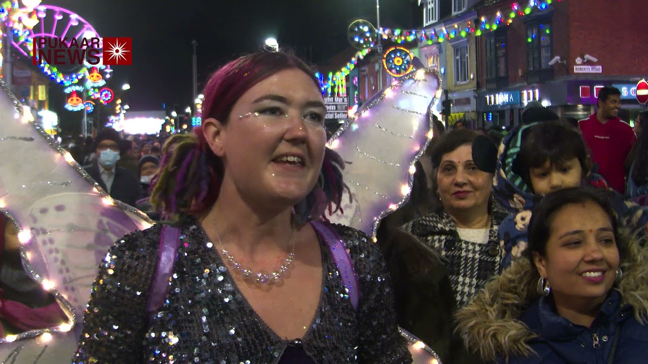 Leicester Diwali Light switch on 2021
